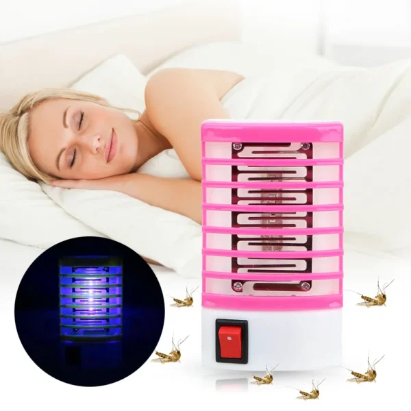 Mosquito Killer Lamps Novelty Lighting Electric Mosquito Fly Bug Insect Trap Killer US/EU Plug LED Socket - Image 1