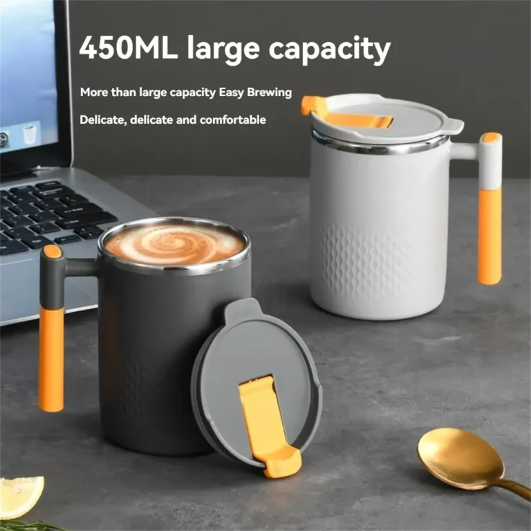 304 Stainless Steel Mug With Tea Leak Tea Cup Double Layer Coffee Cup Japanese Tea Cup Milk Cup - Image 5