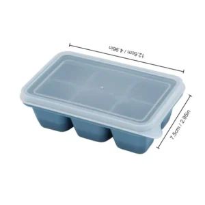 Ice Cube Ice Box Frozen Mold Refrigerator Homemade Frozen Ice Box with Lid Silicone TikTok Hot Ice Cube