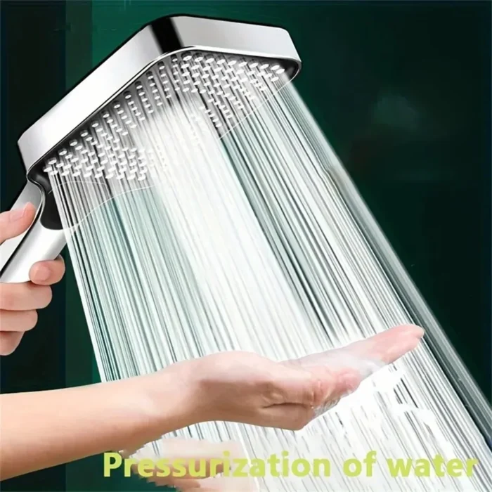 kf-S5aa5df0a9b79409bb28e725d4c9b3168x Adjustable Shower Head 3 Mode Rainfall Shower Large Flow Showerhead High Pressure Water Saving Shower Mixer Bathroom Accessories - Image 1