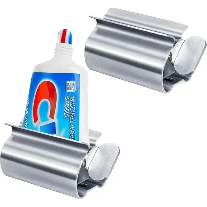 1pc Stainless Steel Wringer Roller Rotate Dispenser for Ointments Cosmetics Bathroom Accessories Toothpaste Squeezer Tube Roller - Image 1