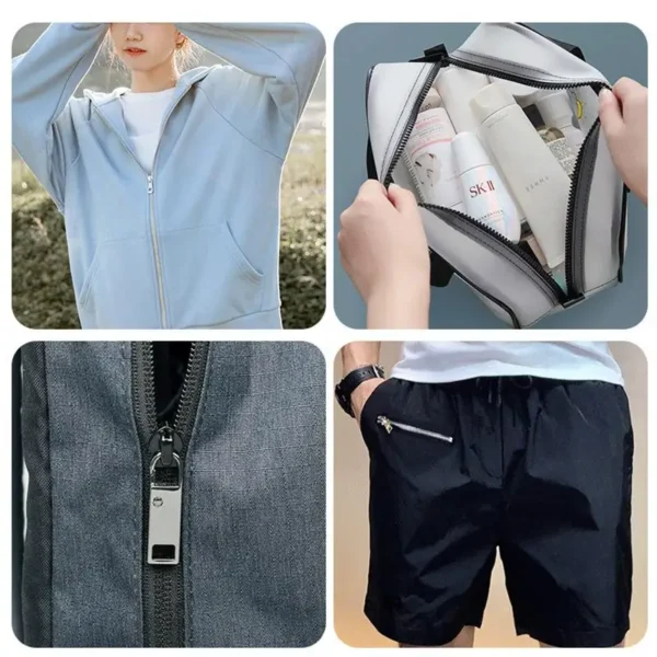 4pcs/8pcs Detachable Zipper Pull, Multi Color Replacement Zipper Accs For Jeans & Backpack, Sewing Tools - Image 4