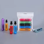 5pcs 5ml Mini Refillable Perfume Atomizer Aluminum Perfume Bottle Portable Perfume Spray Bottle Travel Parfume Mini Bottle