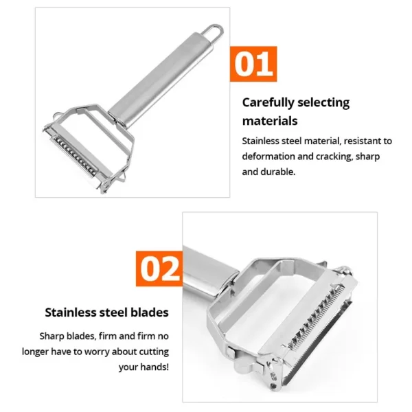 1PCS Stainless Vegetables Tool Portable Manual Easy Clean With Handle Multi Purpose Home Kitchen Article - Image 5