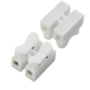 20pcs CH2 Spring Quick Wire Connectors Cable Clamps Terminal Block LED Strip Light Replace Electrical Tapes Cable Clamp Tools