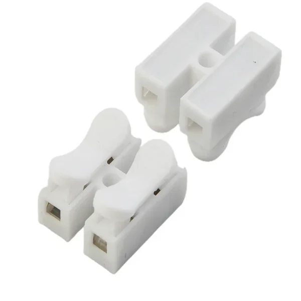 20pcs CH2 Spring Quick Wire Connectors Cable Clamps Terminal Block LED Strip Light Replace Electrical Tapes Cable Clamp Tools - Image 5
