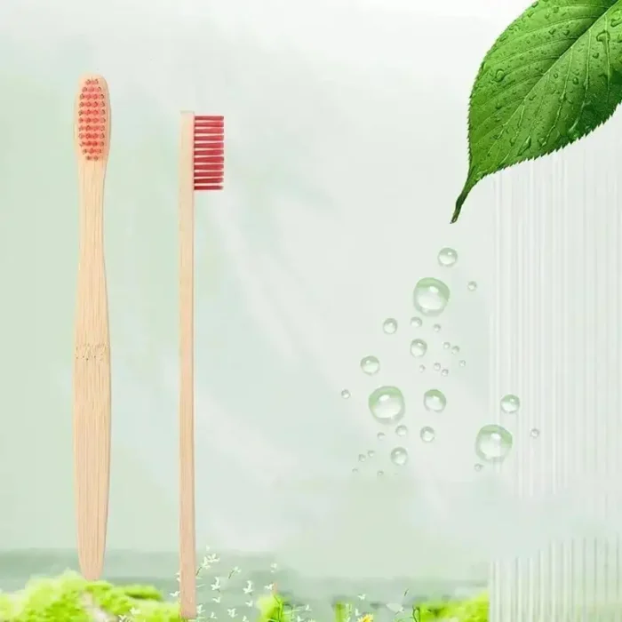 kf-S626febed12114c488e169ca11c839226N 5pcs Bamboo Biodegradable Toothbrush Manual Wooden HandleToothbrushes With Soft Bristles For Sensitive Teeth Gums Oral Care - Image 4