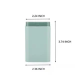 1 Pcs 6 Grids Rectangle Medicine Box Pill Box Vitamins Container Travel Pills Case Storage Capsules Tablets Fish Oils Plastic Bo - Image 6
