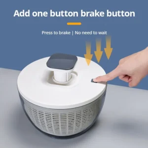 Press Type Vegetable Dehydrator Fruit Dryer Household Large Capacity Dehydrator Kitchen Accessories Drain Salad Basket Gadgets