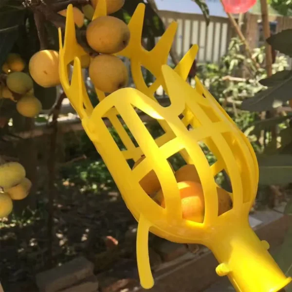 Farm Garden Picking DeviceGarden Tools Deep Basket Fruit Picker Head Convenient Fruit Catcher Apple Peach Picking - Image 3