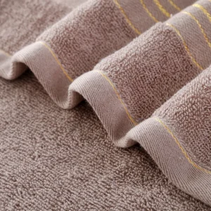 Thickened Cotton Towel With Strong Water Absorption Universal Towel For Adults And Children Solid ColorSkin Friendly Towel