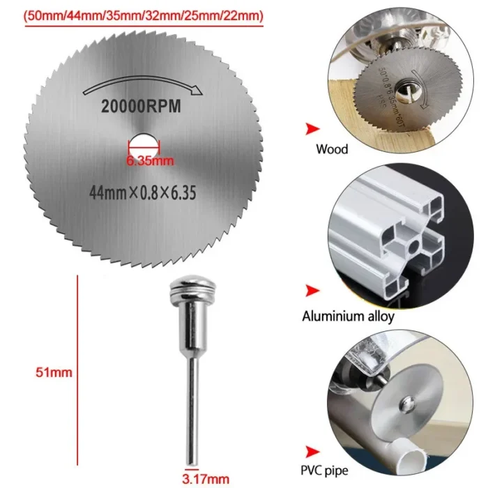 kf-S66c102a4dc094d12a8096db3923b5900M 31pc Diamond Cutting Discs Sanding Grinding Wheel Circular Saw Blade Woodworking Metal Dremel Mini Drill Rotary Tool Accessories - Image 2