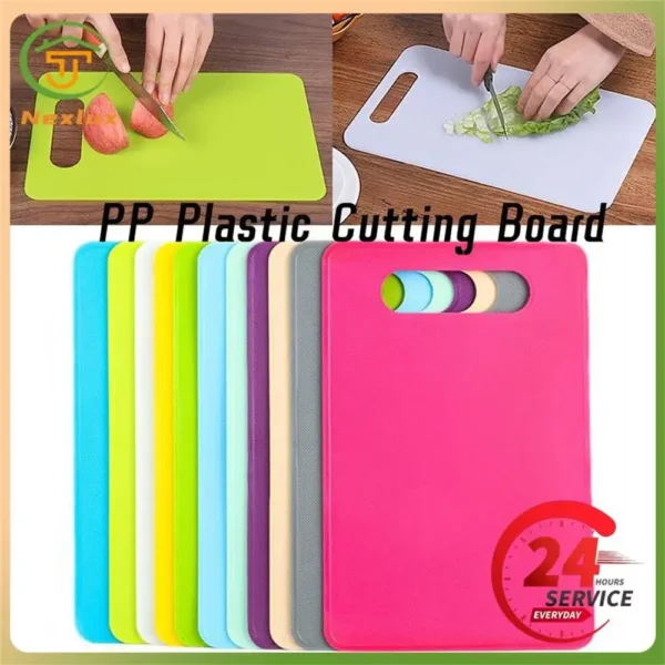 1pc Durable PP Cutting Board Non-slip Vegetable Fruit Chopping Board for Home Kitchen Camping Kitchen,Dining & Bar TB Sale - Image 4