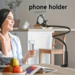 1PC Lazy Mobile Phone Holder Universal Version Double Clip Bedside Phone Holder Multi-functional Bed Extension Creative Tool - Image 2