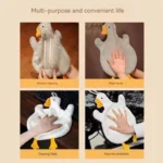 Cartoon Goose Hand Towel Kitchen Bathroom and Toilet Hand Towel Hanging Type with Super Water Absorption Quick Drying It Is Hard - Image 5