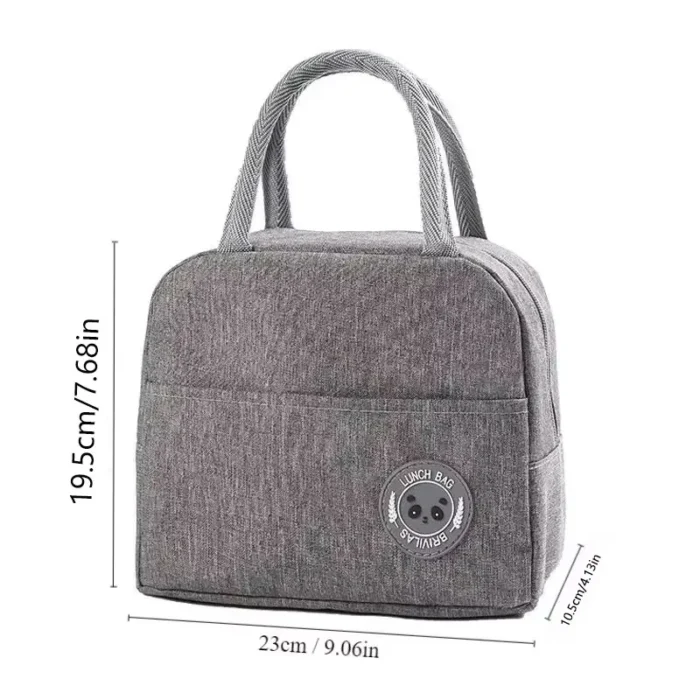 kf-S741773cf1a334c51ad585f6be75d2a36o Insulated Lunch Bag Insulation Bento Pack Aluminum Foil Rice Bag Meal Pack Ice Pack Student Bento Lunch Handbag Insulation - Image 6