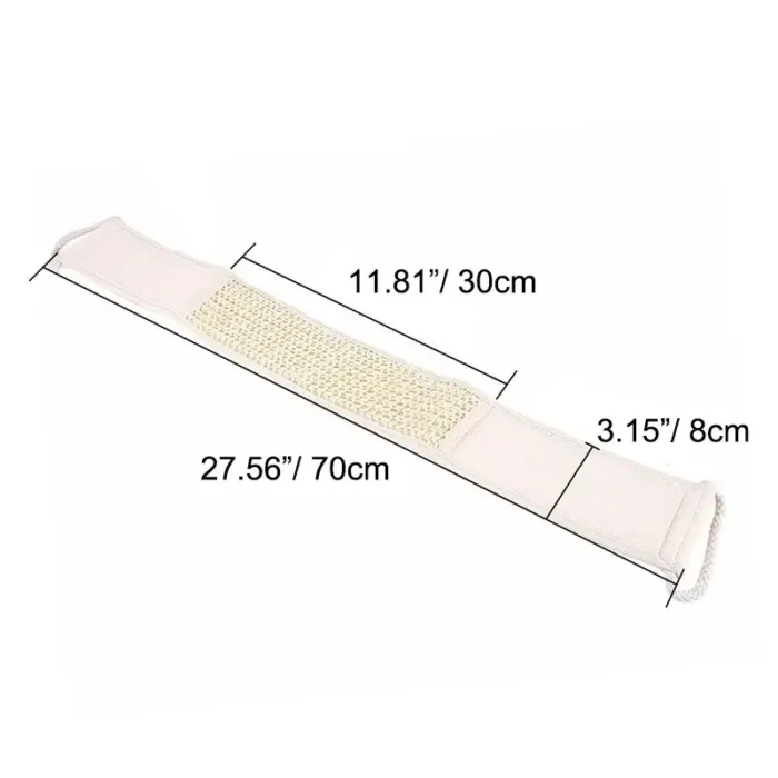 kf-S767077acaf3a415dafe3a0be2b01180aw 1pc Natural Soft Exfoliating Loofah Body Skin Health Cleaning Tool Bath Shower Unisex Massage Spa Scrubber Sponge Back Strap - Image 6