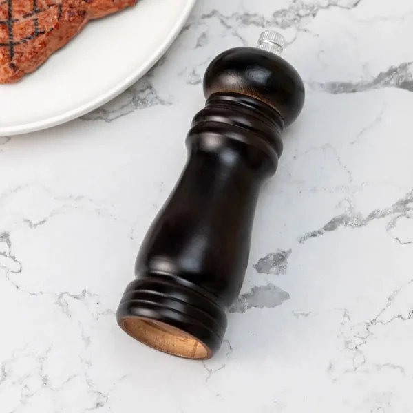 Black Pepper Mill Dutch Wood Manual Pepper Grinding Seasoning Bottle Creative Pepper Grinder Pepper Mill - Image 7