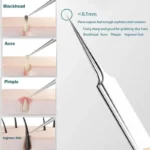 11Pcs Ingrown Hair Tweezers Acne Blackhead Removal Needles Black Dots Cleaner Pore Cleaner Deep Cleansing Face Skin Care Tools - Image 5