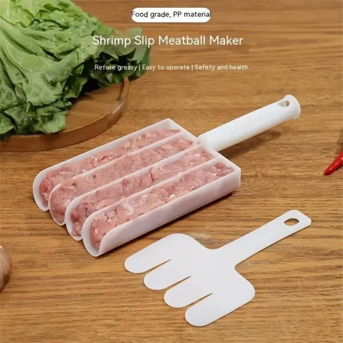 kf-S7792cdff17244a2c94ef205c52f2586dL 1 kitchen quadruple rice meat dumpling machine fish meatball household mold plastic spoon meat filling processing - Image 3