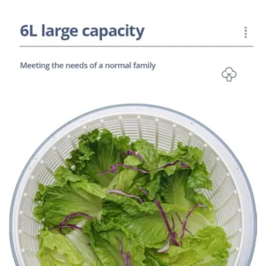 Press Type Vegetable Dehydrator Fruit Dryer Household Large Capacity Dehydrator Kitchen Accessories Drain Salad Basket Gadgets