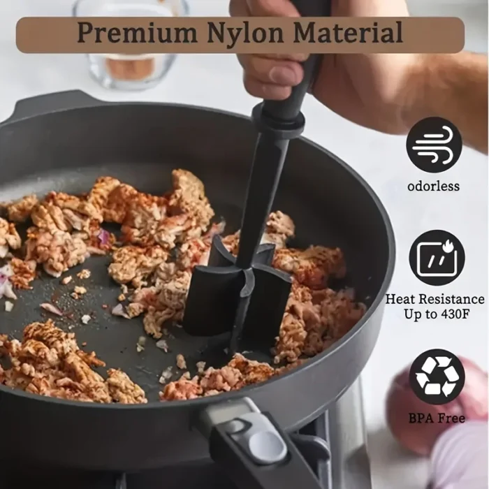 kf-S7bb19b85f4384182b7239fd73cb59706c 1pc Handheld Household Kitchen Meat Chopper Mixing Rice Meat Grinder Grinder Meat Masher Kitchen Tool - Image 4