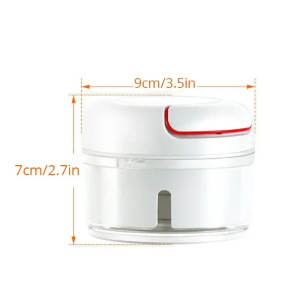 1pc White Hand Pulled Garlic Grinder In The Kitchen Palm Multi Functional Food Garlic Grinder Shredding Machine Garlic Puller - Image 6