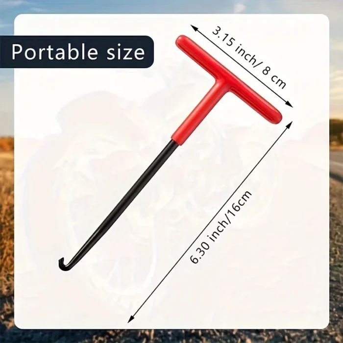 kf-S8285520f0dce48e2a72b890814d8db060 Motorcycle Exhaust Spring Hook T Shaped Handle Exhaust Pipe Spring Puller Installer Hooks Repair Tool for Springs Removal - Image 3