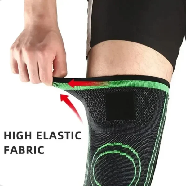 Knee Compressions Sleeve with Adjustable Straps for Running Working Out and Sports Wearing All Day - Image 3