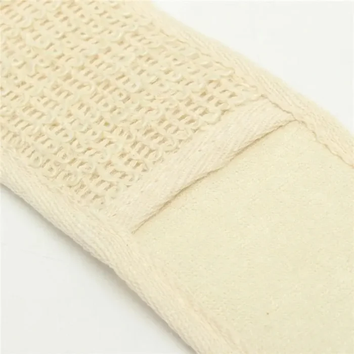 kf-S86a747651d024ee8a672be008890f775X 1pc Natural Soft Exfoliating Loofah Body Skin Health Cleaning Tool Bath Shower Unisex Massage Spa Scrubber Sponge Back Strap - Image 4