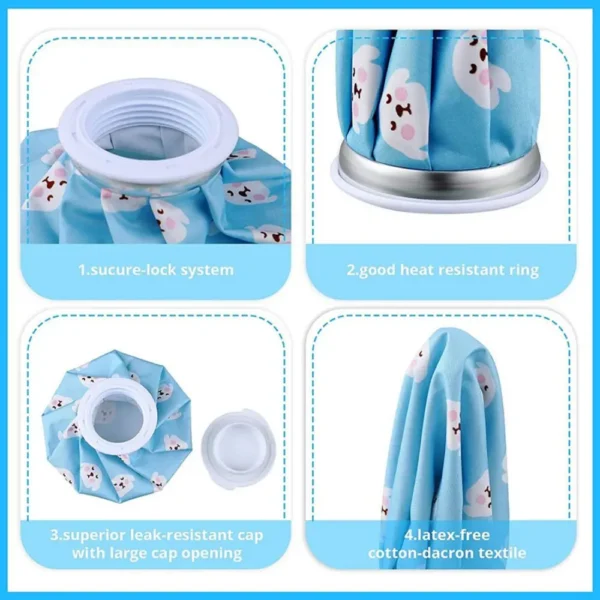 Water Filling Cloth Ice Pack Cartoon Cute Cooling Ice Pack Cold And Hot Physiotherapy Exercise Physical Cooling Cloth Ice Pack - Image 3