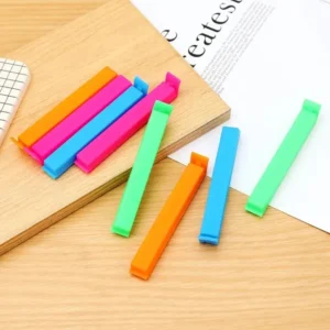10Pcs Portable New Kitchen Storage Food Snack Seal Sealing Bag Clips Sealer Clamp Plastic Tool Kitchen Accessories