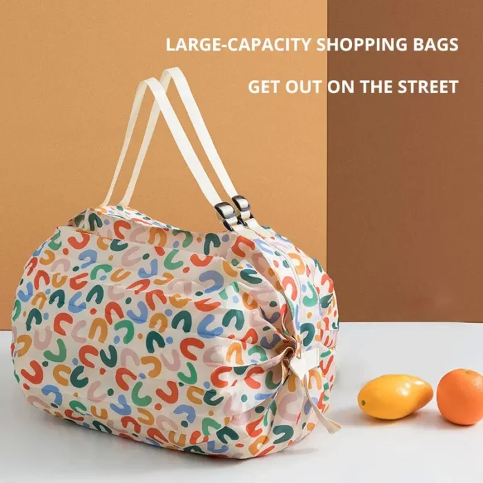 kf-S8853516d57084a4bac9fcbd1da337d549 1pc Foldable Shopping Bag Eco-friendly Waterproof Portable Storage Bag Large Capacity Handbag Oversized Storage Bag For Travel - Image 1