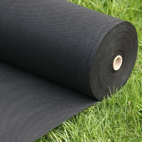 1 Roll of Garden Landscape Fabric Weed Barrier Heavy-Duty Car Road Gardening Mat Polypropylene Ground Cover Plant Flower Vegetab - Image 1