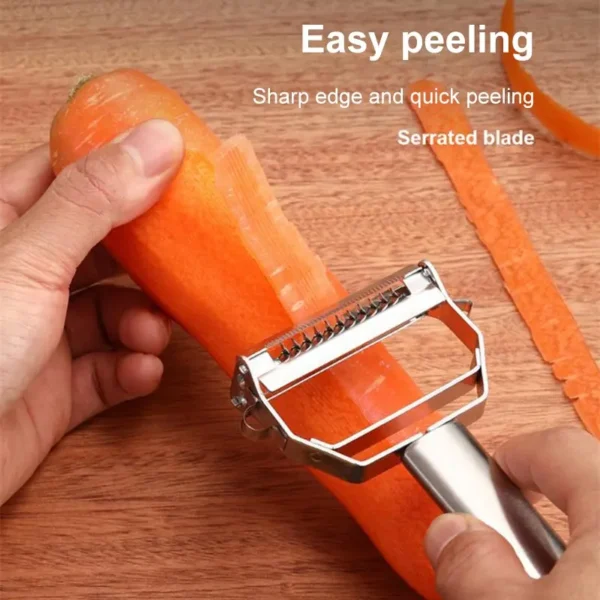 1PCS Stainless Vegetables Tool Portable Manual Easy Clean With Handle Multi Purpose Home Kitchen Article - Image 2