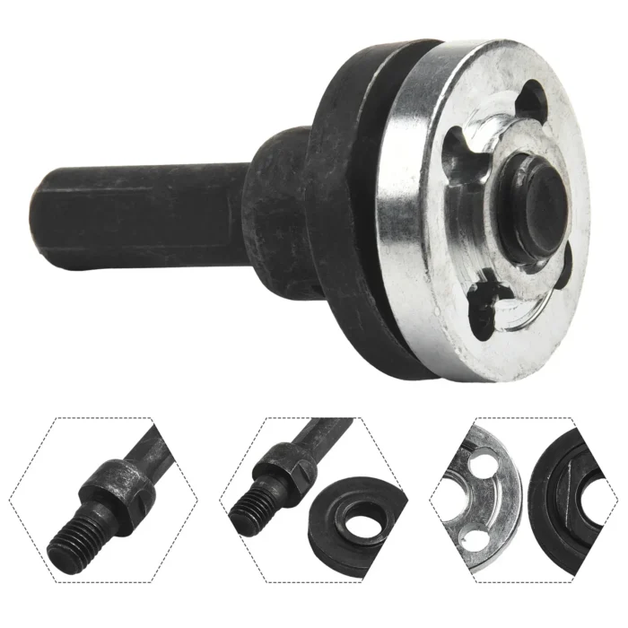 kf-S8d25288ffc9b4326b634b2c616a9867a5 10mm Electric Drill To Angle Grinder Connecting Rod Converter Set Grinding Connection Adapter Power Tool For Cutting Disc - Image 2