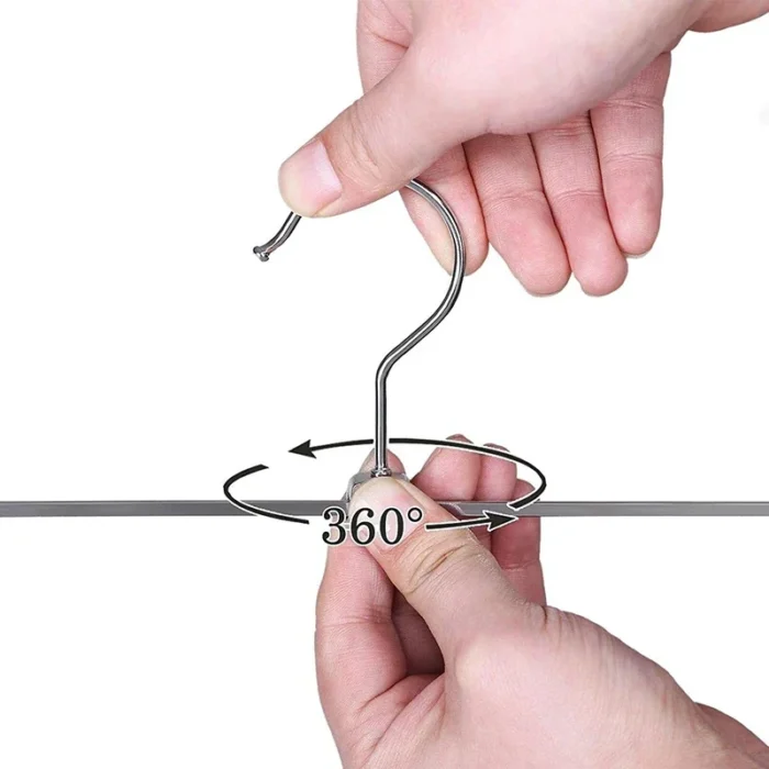 kf-S929dc0031f174ab5829a4a13d9c4213dp 10pcs Pants Racks Wind Proof Multi-purpose Skirt Racks For Clothes Drying Trousers Wardrobe Clip Anti-slip Clothes Hanger - Image 2