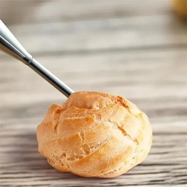 1PC Stainless Steel Puff Mouth Cake Puff Cream Flower Squeezer Western Pastry Cake Baking Tool Framed Mouth Baking Set Nozzle - Image 2