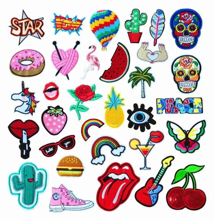 kf-S95550a0e12974070b07c2bdbf909365a2 Cartoon Fruit Patches For Clothing Thermoadhesive Patches Cute Animal Patch Iron on Embroidery Patches on Clothes Applique - Image 1