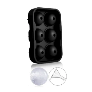 6 Grid Round Square Ice Cube Ball Large Ice Cube Maker For Whiskey Cocktails and Homemade Keep Drinks Chilled Ice Mold