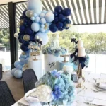 72Pcs Blue Balloon Garland Arch Welcome Baby Shower Valentines Day Birthday Party Wedding Decorations - Image 4