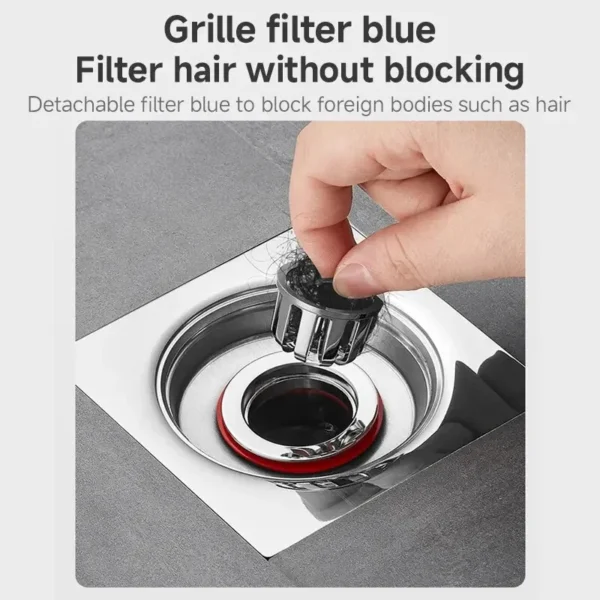 Odor Proof Floor Drain Valve-Sewer Core Backflow Preventer Shower Floor Drain Plug for Kitchen Bathroom Toilet Sewer - Image 3