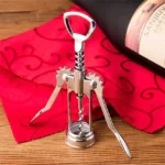 Wine Opener Multifunctional Corkscrew Bottle Opener Zinc Alloy Cork Remover Premium Winged Wine Bottle Opener - Image 2