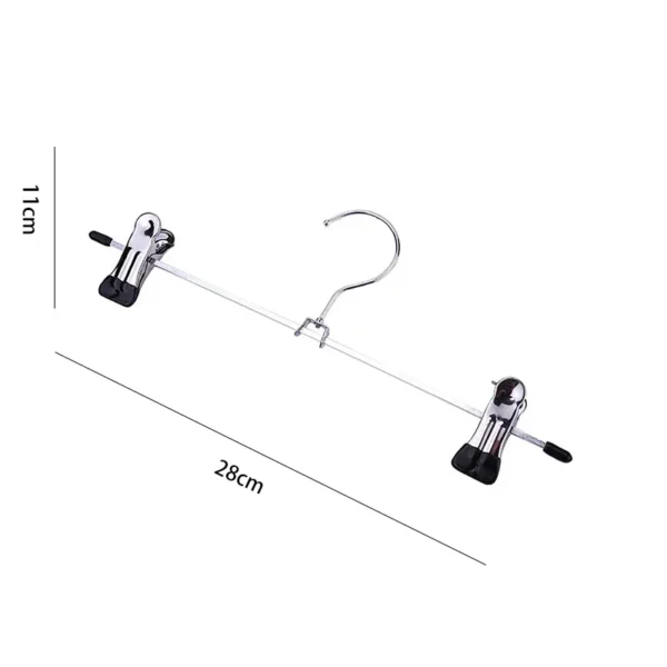 10pcs Pants Racks Wind Proof Multi-purpose Skirt Racks For Clothes Drying Trousers Wardrobe Clip Anti-slip Clothes Hanger - Image 6