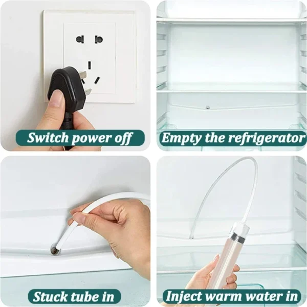 5/6 Pcs Refrigerator Drain Hole Clog Remover Fridge Hole Brush Water Outlet Cleaner for Household Clean Dredge Cleaning Tools - Image 4