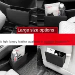 Car Trash Can Car Door Storage Box Foldable Seat Back Hanging Storage Bag Storage Box Car Interior Products - Image 2