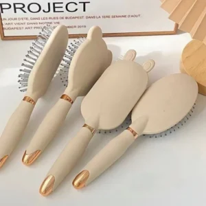 Cute Comb Anti Static Exhaust Air Cushion Comb Home Women Long Hair Curling Fluffy Air Bag Comb Head Massage Comb