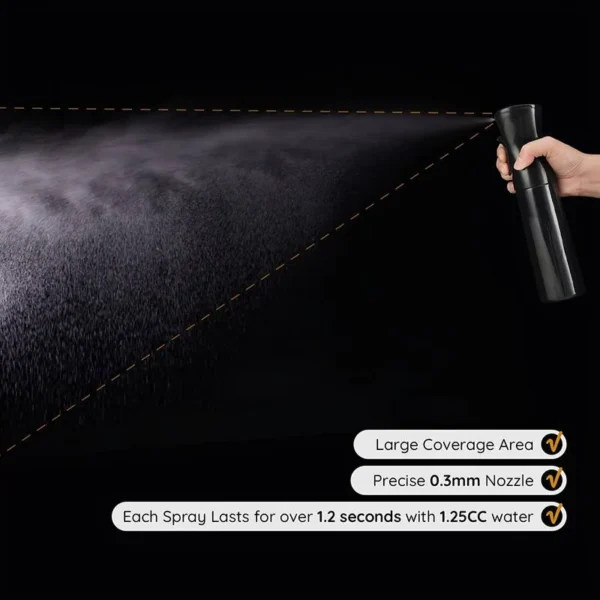 200ml Hairdressing Spray Bottle Barber Hair High Pressure Water Can Salon Refill Bottle Beauty Atomizer Container - Image 4