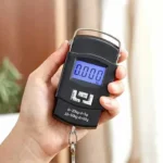 1pc Black 50kg Portable Electronic Portable Luggage Scale LCD Digital Display Screen Express Delivery Scale Hook Mini Scale - Image 3