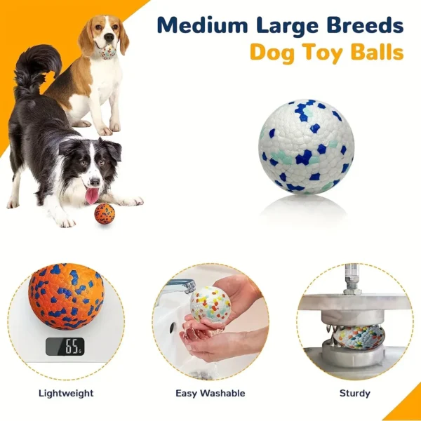 1pc Dog Toy Durable Crew Ball Pet Grinding Teeth Toy For Dog Interactive Supplies Chew Pet Interactive Supply Accessory - Image 3